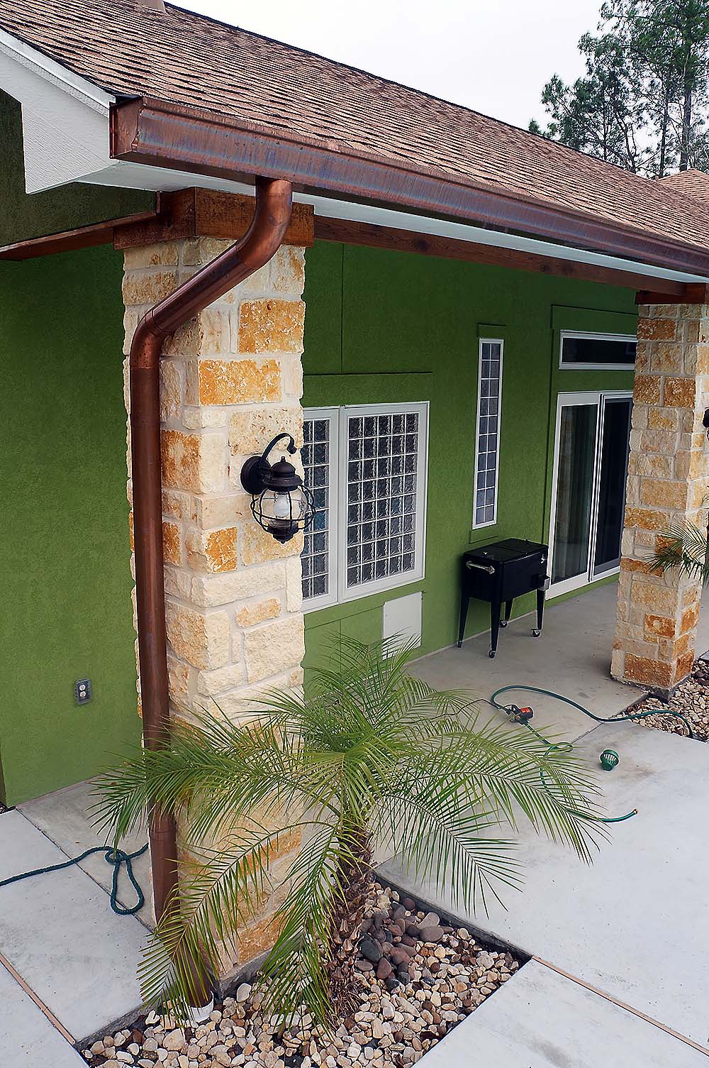 Round_DownspoutGuttersDSC09395 AAA Gutter Company